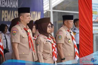 Warga Binaan Rutan Kelas I Medan Ikuti Upacara Pembukaan Perkemahan Satya Dharma Bakti Pemasyarakatan Tahun 2025